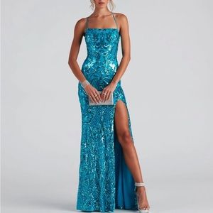ROWENA SEQUIN MERMAID DRESS